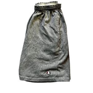 Champion Reverse Weave Athletic Shorts Men’s Size M Gray Fleece Logo Gym Casual